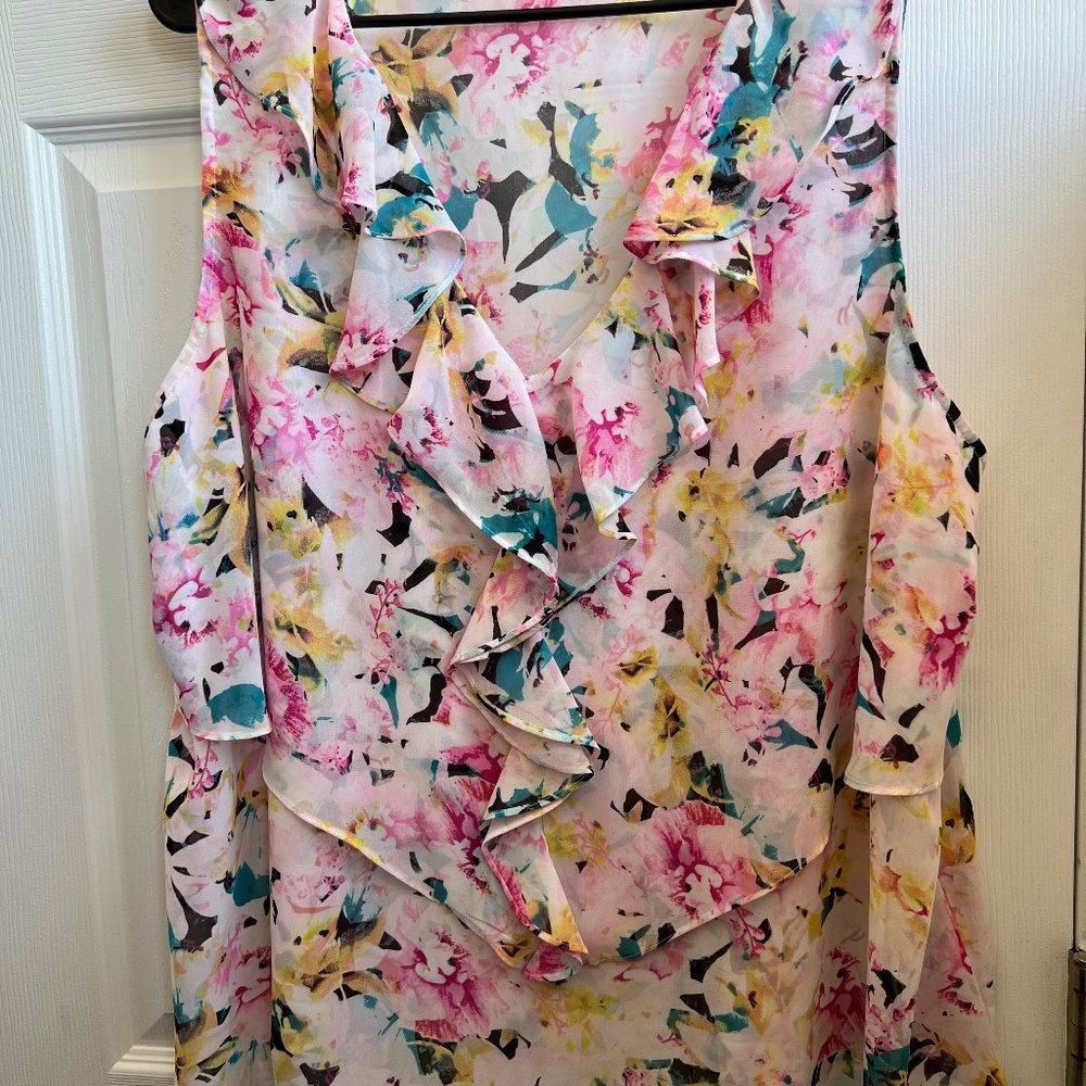 Floral Tank Blouse